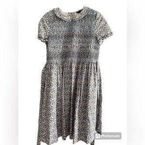 Brooks Brothers Smocked Floral Dress